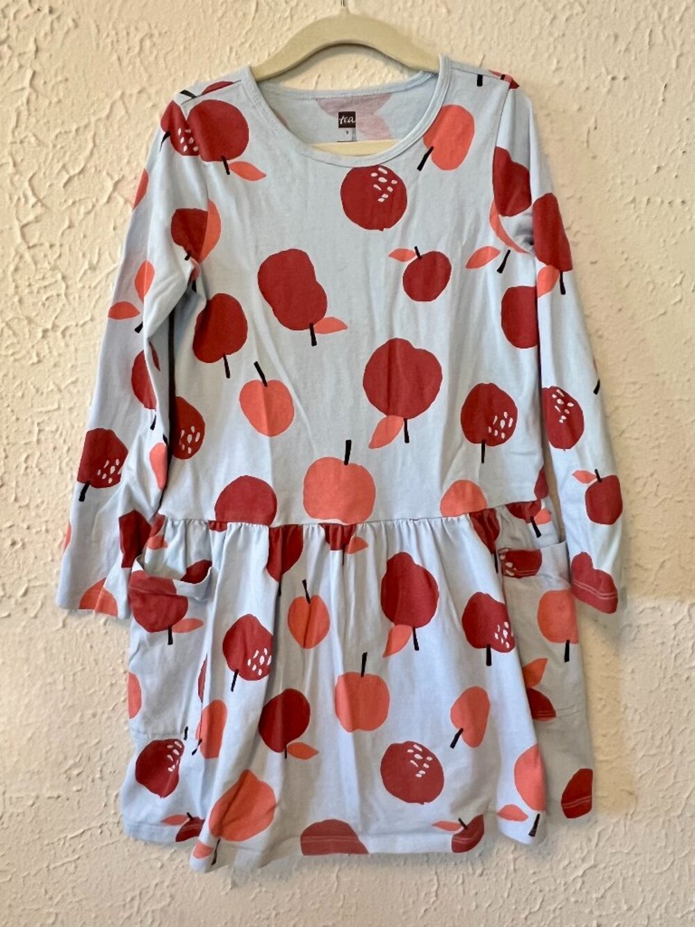 Tea Collection Fruit Print Dress Size 7